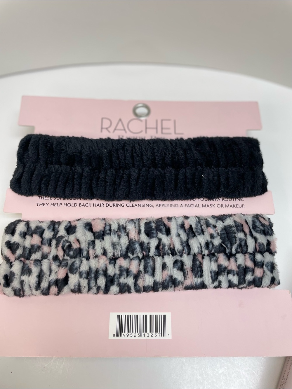RACHEL Roy Black Bow & Pink Leopard Spa Headband Set-Makeup Brush Setting Spray - Picture 7 of 7